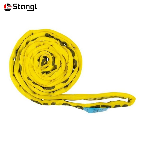 POLYESTER-RUNDSCHLINGE ZWEILAGIG, 3 T, GELB