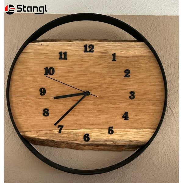HANDGEFERTIGTE WANDUHR AUS HOLZ - vom Schreinermester
