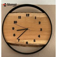 HANDGEFERTIGTE WANDUHR AUS HOLZ - vom Schreinermester