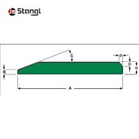 MESSERSTAHL M20 × 200 HB 500 – LÄNGE 2 M