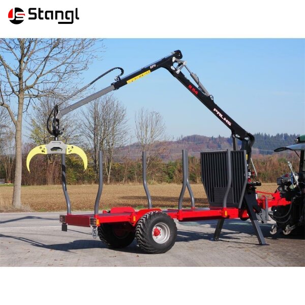 PALMS FK 2.42 MIT ERW6 RÜCKEWAGEN – FORSTKRAN & RÜCKEANHÄNGER