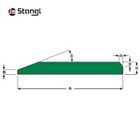 MESSERSTAHL M20 × 150 HB 500 in Meter