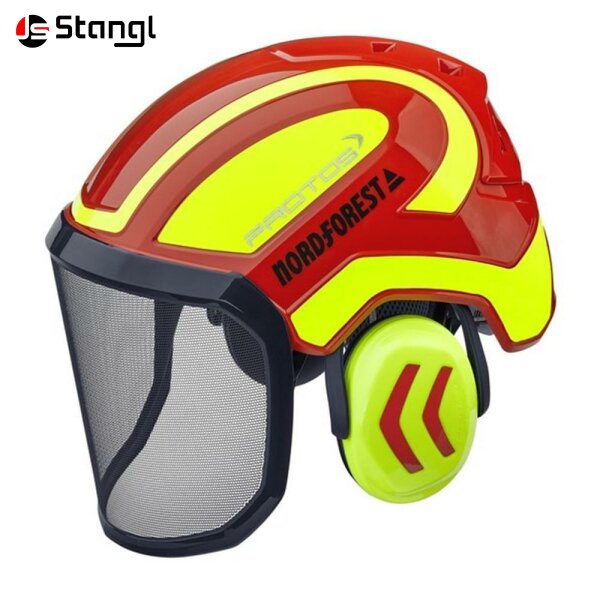 PROTOS KOPFSCHUTZ-KOMBINATION INTEGRAL FOREST ROT-NEONGELB