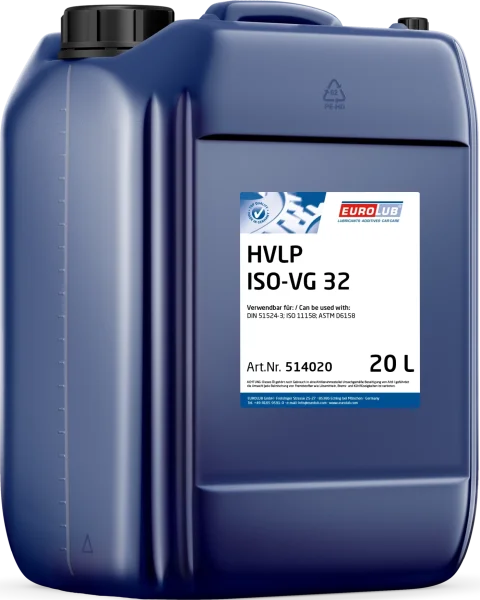 Hydrauliköl HVLP ISO-VG 32,  DIN 51524-3  (20 Liter)