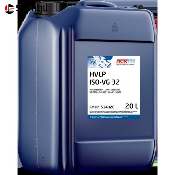 HYDRAULIKÖL HVLP ISO-VG 32  / Teil 3 (20 LITER)