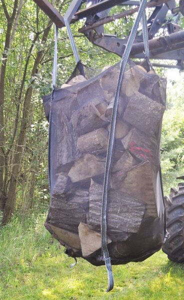 Big-Bag mit Auslaufschürze für Holz,Brennholz