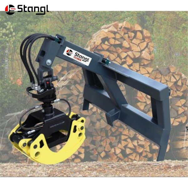 PALMS FRONTLADERAUFHÄNGUNG MIT HOLZGREIFER HG 018 PRO