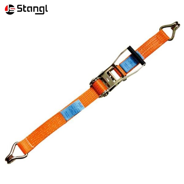 ZURRGURT MIT DRUCKRATSCHE UND SPITZHAKEN NACH EN 12195-2