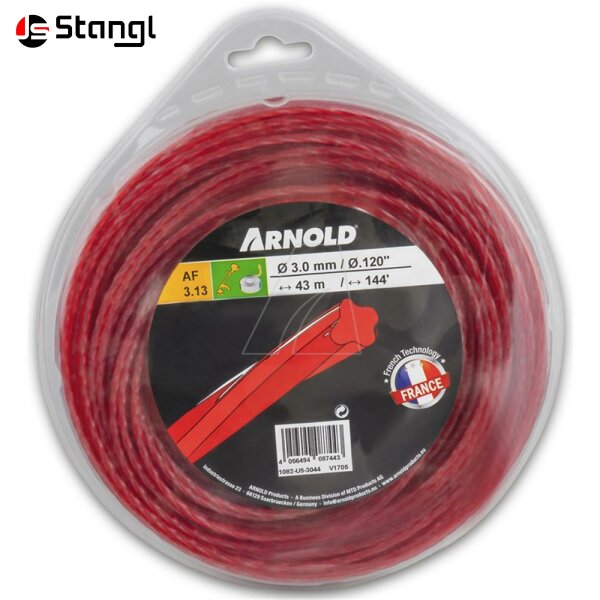 PROFIFADEN AF3.13, ROT-GEDREHT 3.0 MM, 4