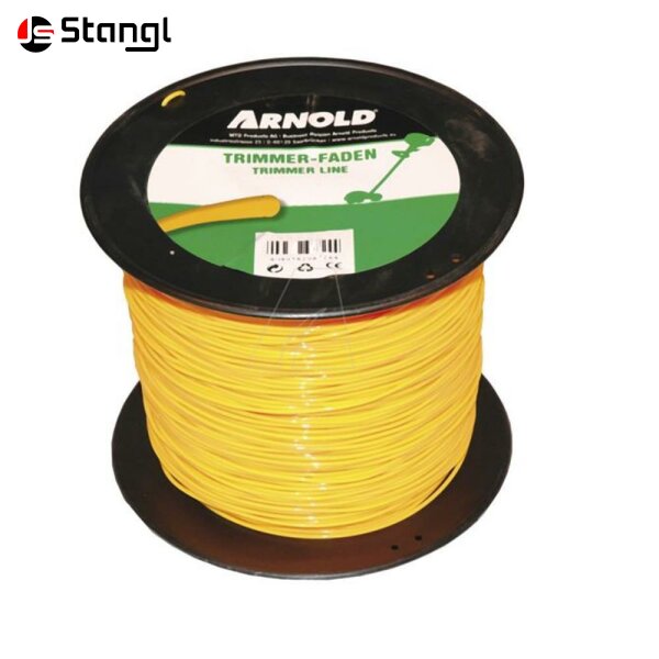 TRIMMERFADEN 2,4 MM X 246 M – RUND, GELB