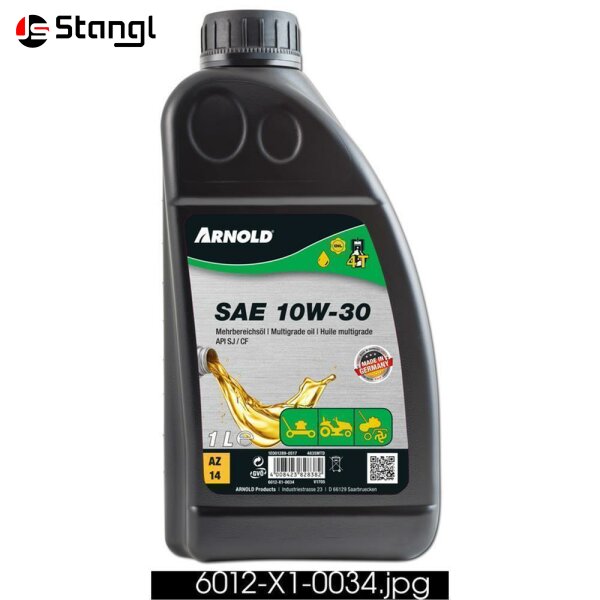 MOTORÖL SAE 10W-30 1 LITER FÜR GARTENGERÄTE & TRAKTOREN
