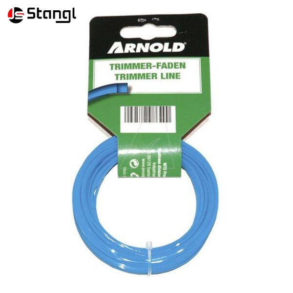 TRIMMERFADEN 1,3 MM X 15 M – 4-KANT, BLAU