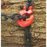 PROFICHOKERKETTE VG10 – VIERKANT BLAU – 8 MM – 5,5 T WINDENZUGLAST