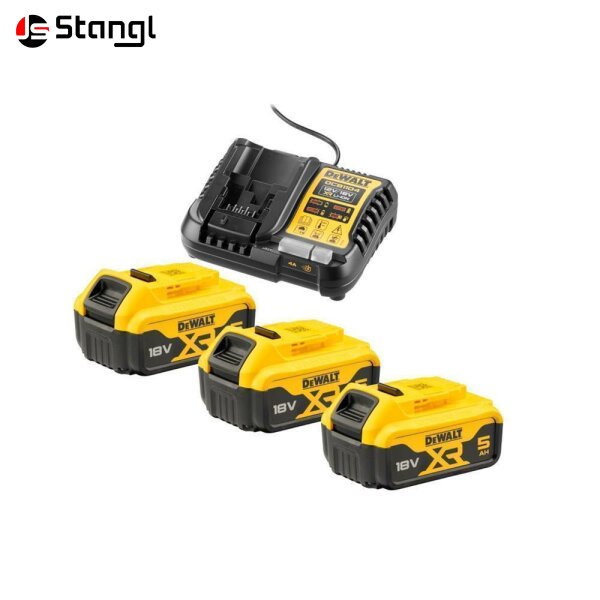 DEWALT STARTER-SET 3X18V/5AH + SYSTEM-SCHNELLLADEGERÄT