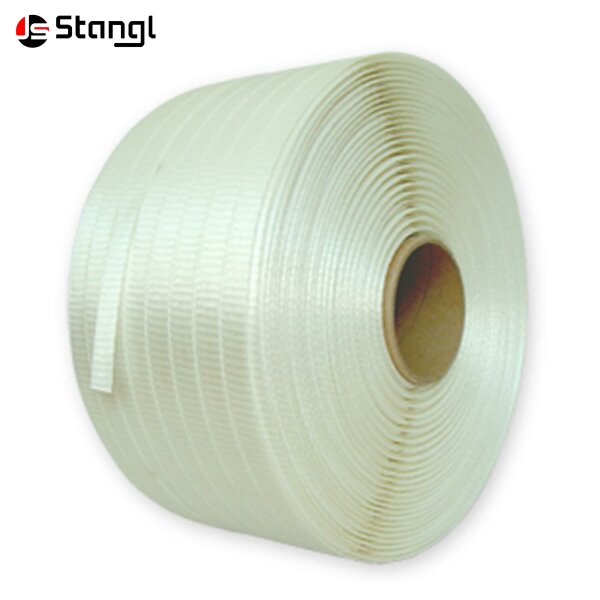 2 ROLLEN GEWEBTES SPANNBAND POLYESTER HOCHFEST FÜR HOLZBÜNDEL HD 25MM - 400M