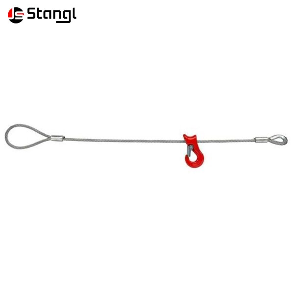 NORDFOREST DRAHTSEILSTROPP MIT KAUSCHE, SCHLAUFE & GLEITHAKEN – 12 MM