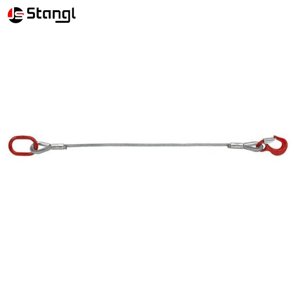 NORDFOREST DRAHTSEILSTROPP MIT SIKA-HAKEN & STAHLRING – 10 MM