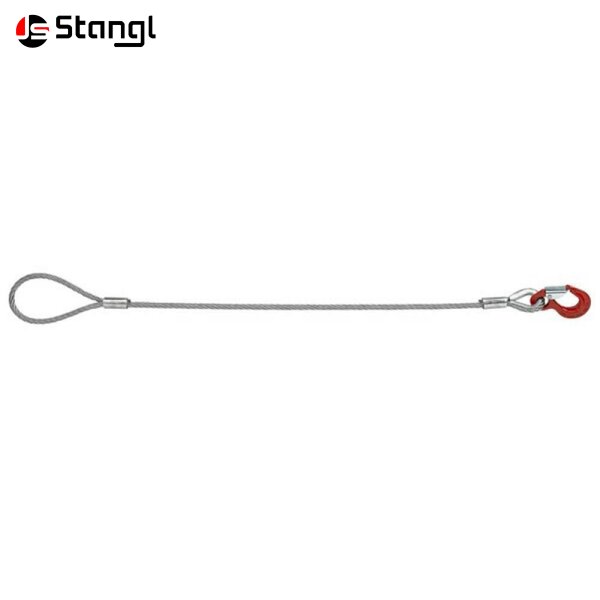 NORDFOREST DRAHTSEILSTROPP MIT SIKA-HAKEN & SCHLAUFE – 14 MM