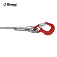 Nordforest Drahtseilstropp mit Sika-Haken und Schlaufe 14 mm
