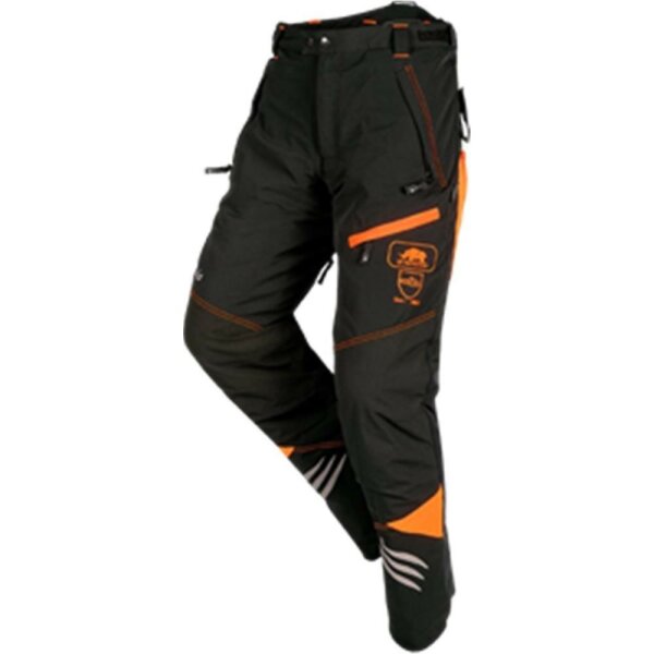 schwarz-leuchtorange